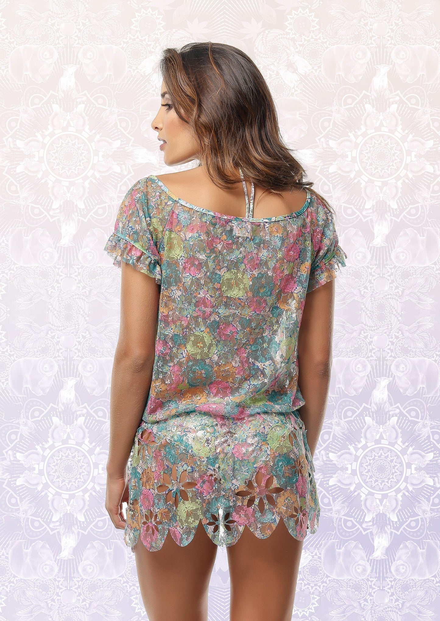 Life Vestido Corto Coverup